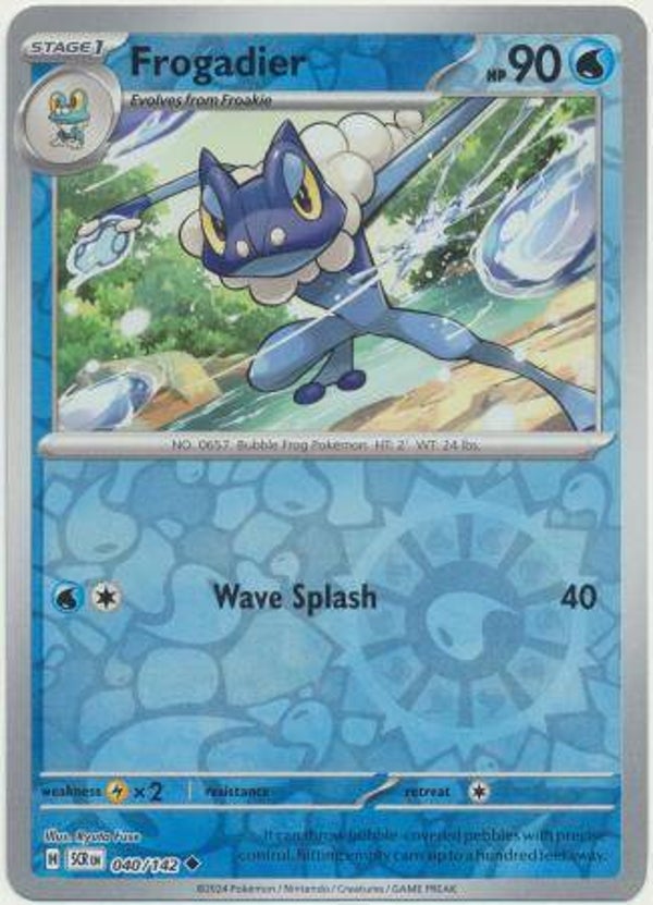 Frogadier 040/142 Reverse Holo Stellar Crown
