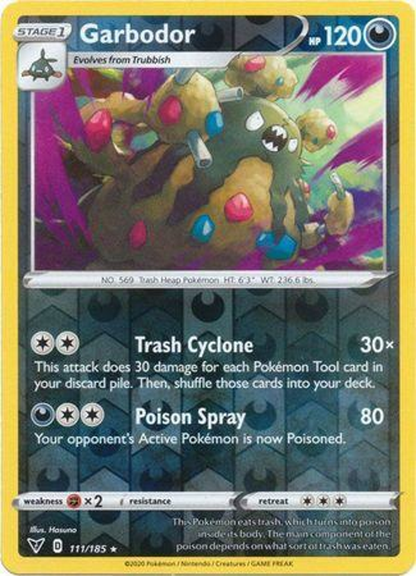 Garbodor 111/185 reverse holo Vivid Voltage