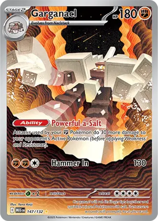 Garganacl 147/132 Mega Evolution