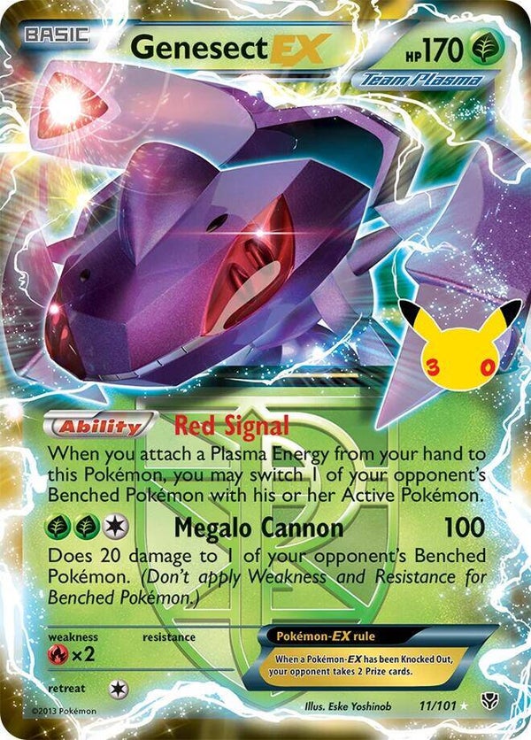 Genesect EX 11/101 Classic 30th Anniversary
