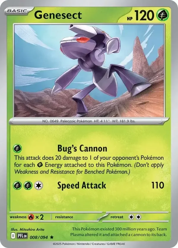 Genesect 008/094 Holo Phantasmal Flames
