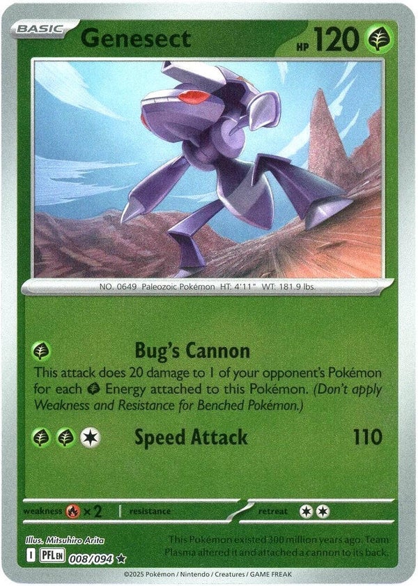 Genesect 008/094 Reverse Holo Phantasmal Flames