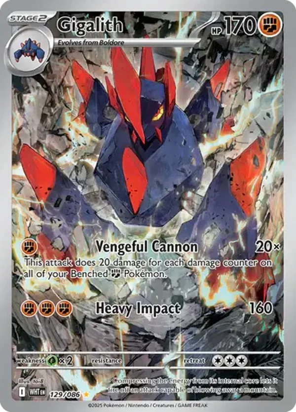 Gigalith 129/086 White Flare