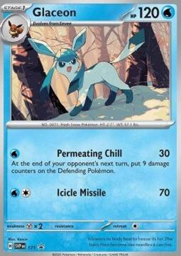 Glaceon svp171 Black Star Promo,s