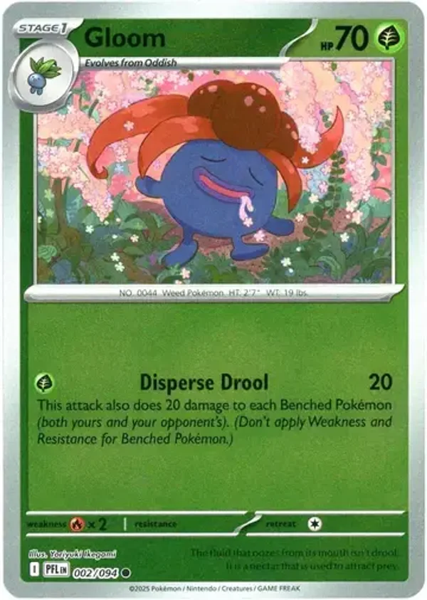 Gloom 002/094 Reverse Holo Phantasmal Flames