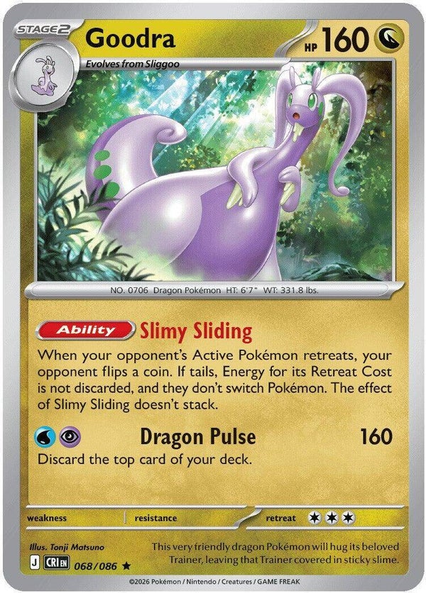 Goodra 068/086 holo Chaos Rising