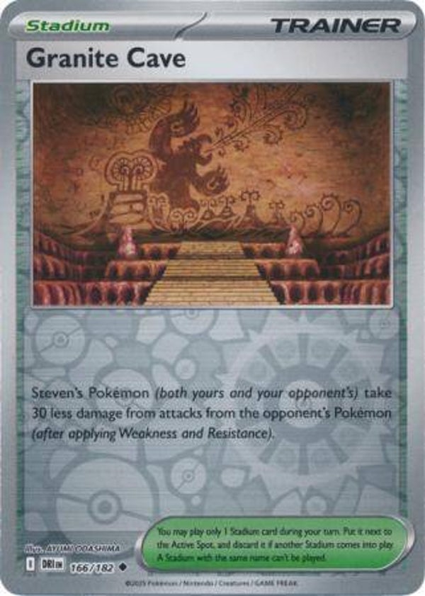 Granite Cave 166/182 Reverse Holo Destined Rivals