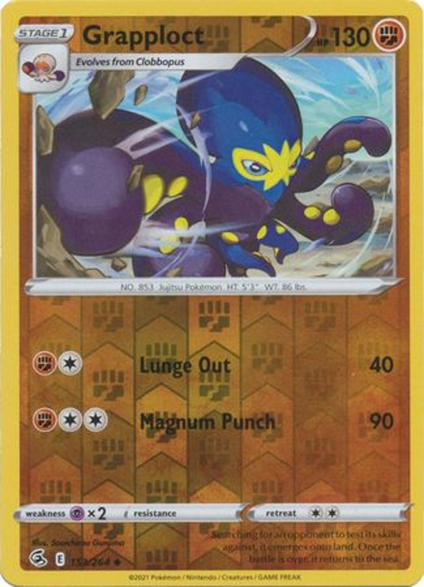 Grapploct 153/264 reverse holo (Fusion Strike)