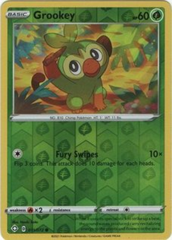 grookey 011/072 reverse holo shining fates