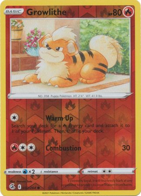 Growlithe 032/264 reverse holo (Fusion Strike)