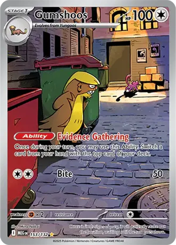 Gumshoos 153/132 Mega Evolution