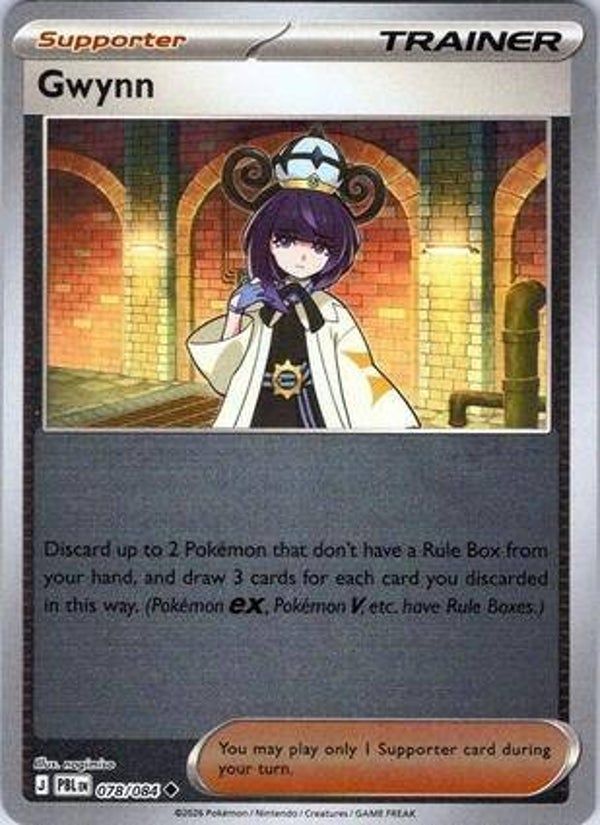 Gwynn 078/084 reverse holo Pitch Black
