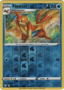Floatzel 023/072 reverse holo shining fates