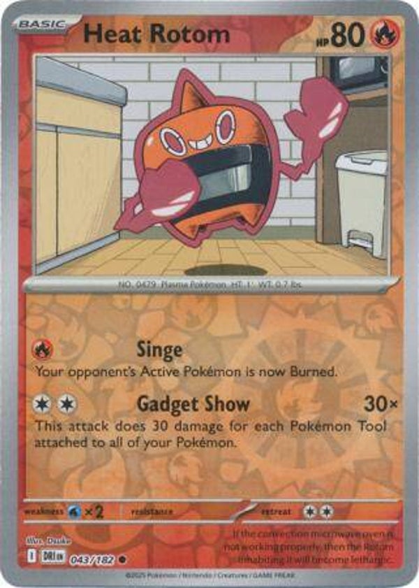 Heat Rotom 043/182 Reverse Holo Destined Rivals