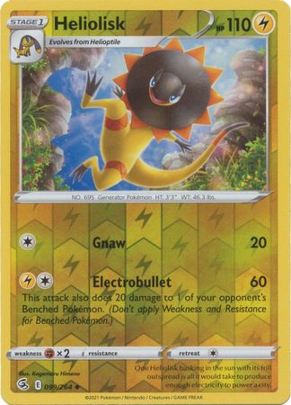 Heliolisk 099/264 reverse holo (Fusion Strike)