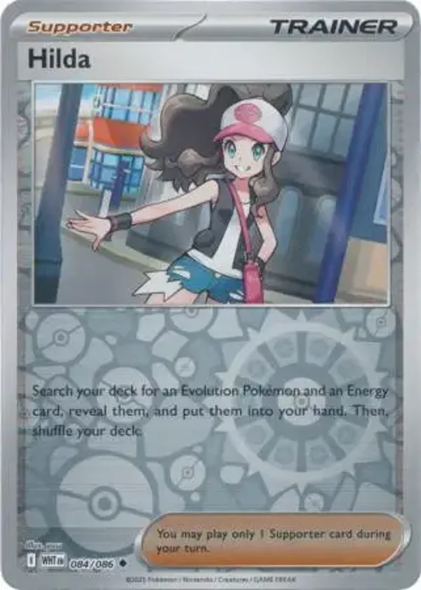 Hilda 084/086 Reverse Holo White Flare