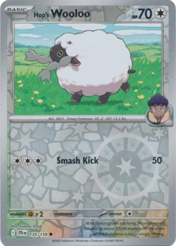 Hop's Wooloo 135/159 Reverse Holo Journey Together