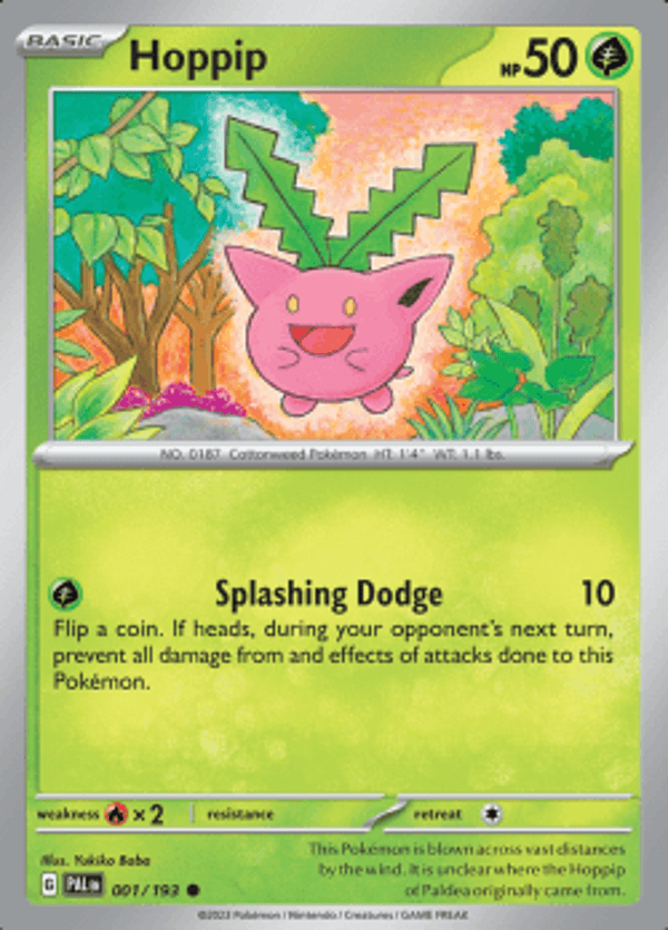 Hoppip 001/193 reverse holo Paldea evolved