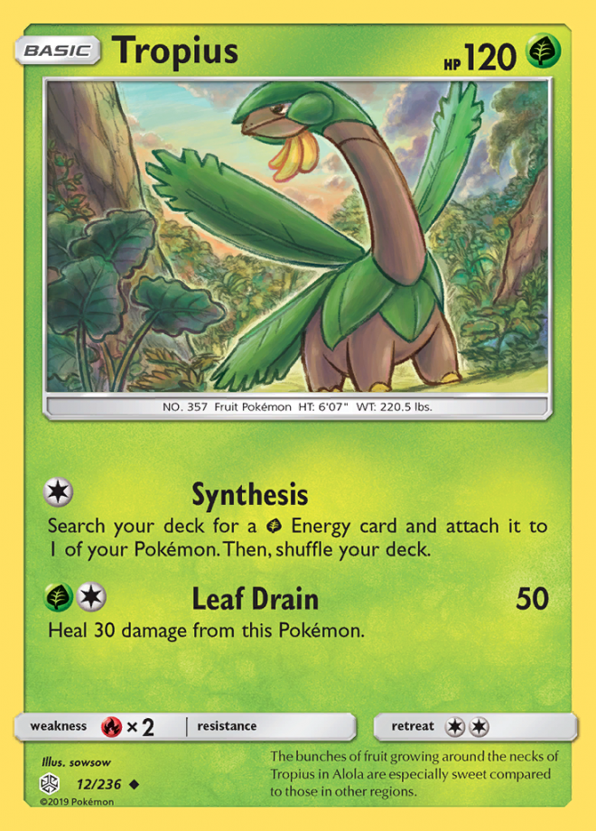 Tropius 012/236 Cosmic Eclipse