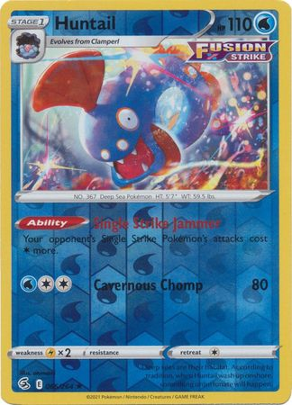 Huntail 066/264 reverse holo (Fusion Strike)