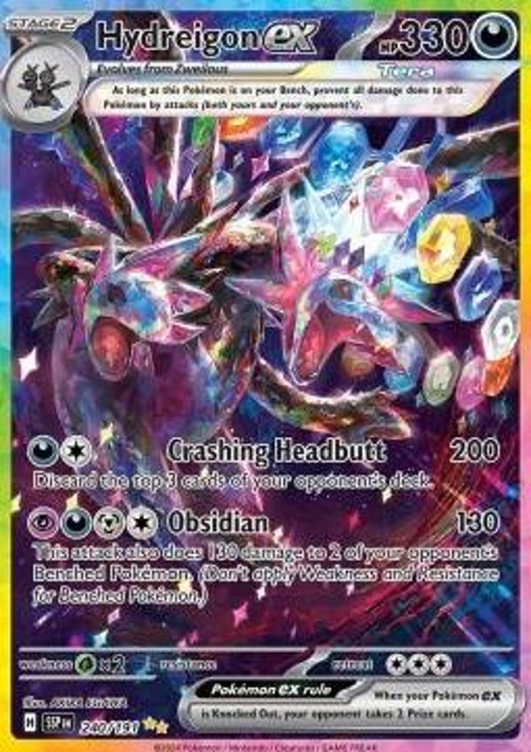 hydreigon ex 240/191 surging sparks