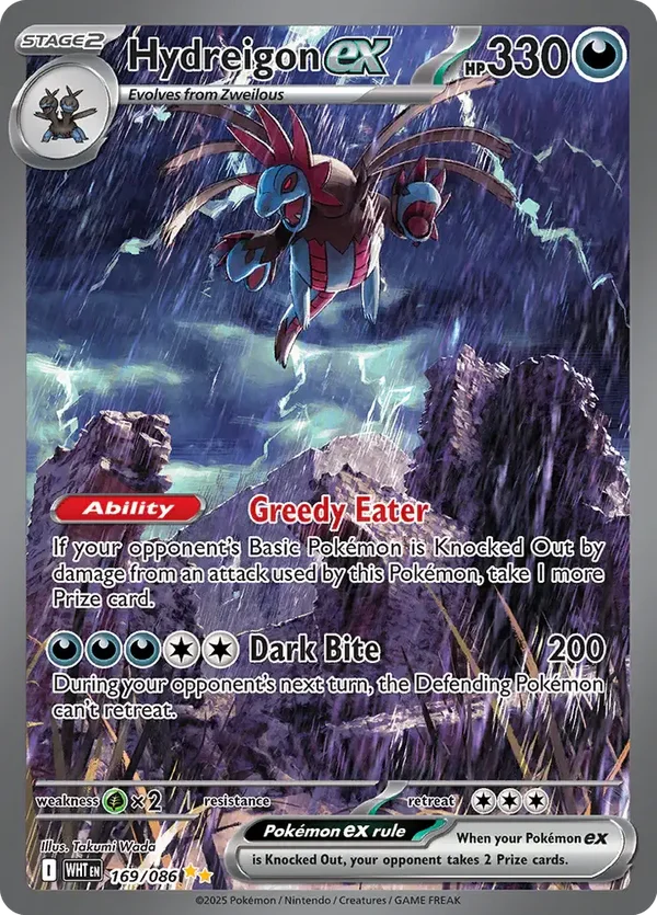 Hydreigon EX 169/086 White Flare