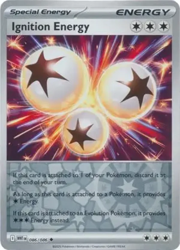 Ignition Energy 086/086 Reverse Holo White Flare