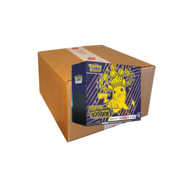 Surging Sparks etb case 10 stuks