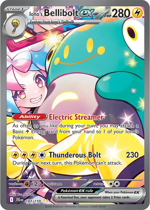 Iono's Bellibolt EX 183/159 Journey Together