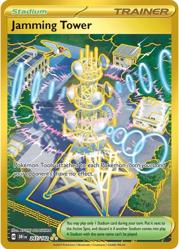 Jamming Tower (Gold) 243/182 Destined Rivals