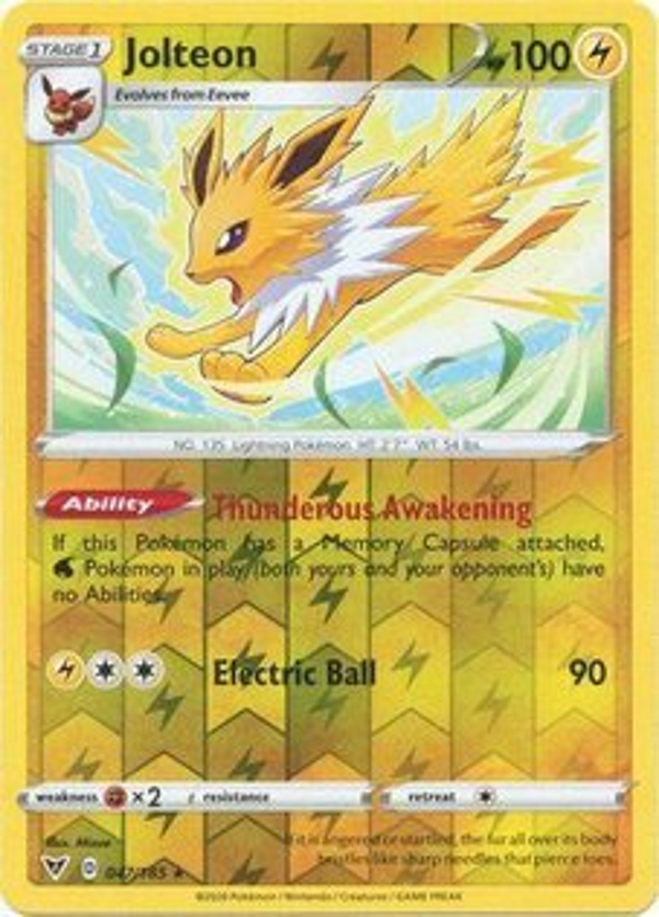Jolteon 047/185 reverse holo Vivid Voltage