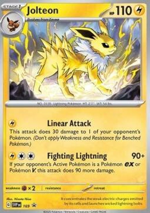 Jolteon svp169 Black Star Promo,s