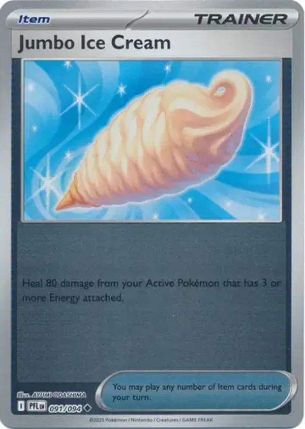 Jumbo Ice Cream 091/094 Reverse Holo Phantasmal Flames