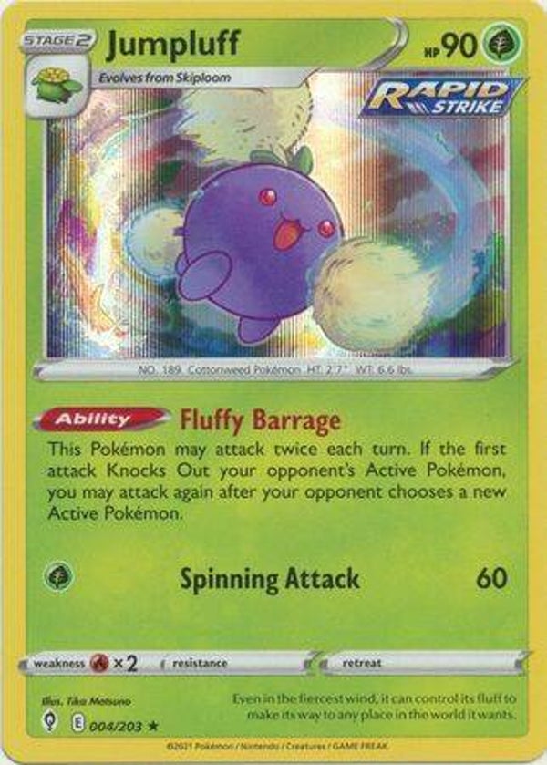Jumpluff 004/203 holo rare (Evolving Skies)