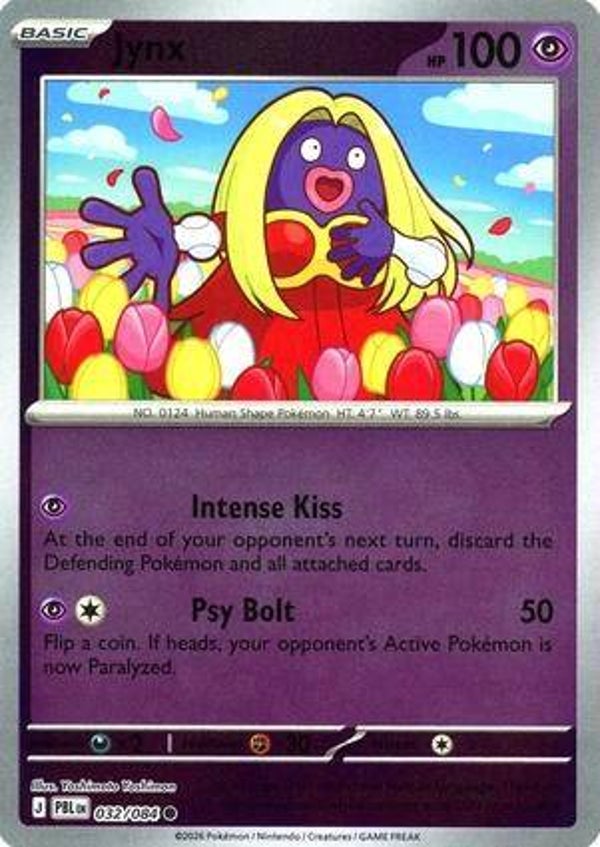 Jynx 032/084 reverse holo Pitch Black