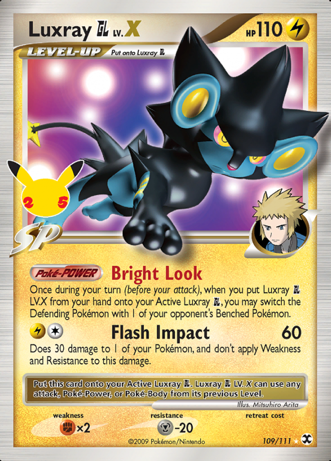 Luxray GL LV. X  109/111 Celebrations
