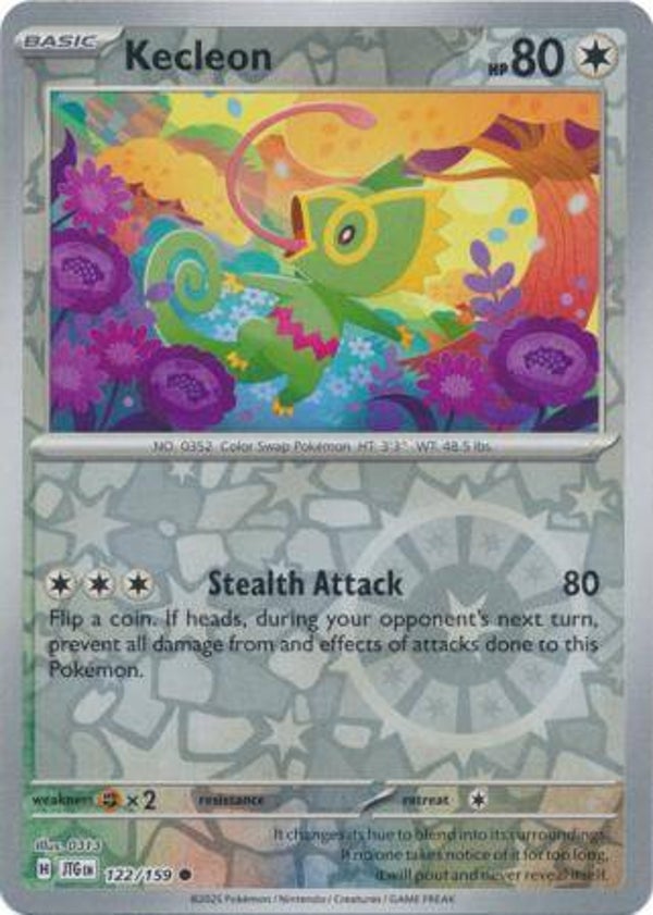 Kecleon 122/159 Reverse Holo Journey Together