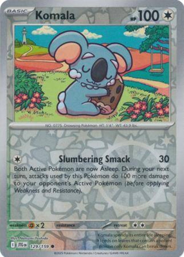 Komala 129/159 Reverse Holo Journey Together