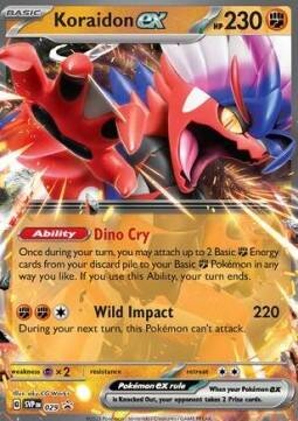 Koraidon EX svp029 Black Star Promo,s