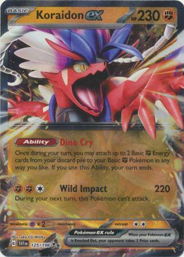 Koraidon EX 125/198 Scarlet&Violet