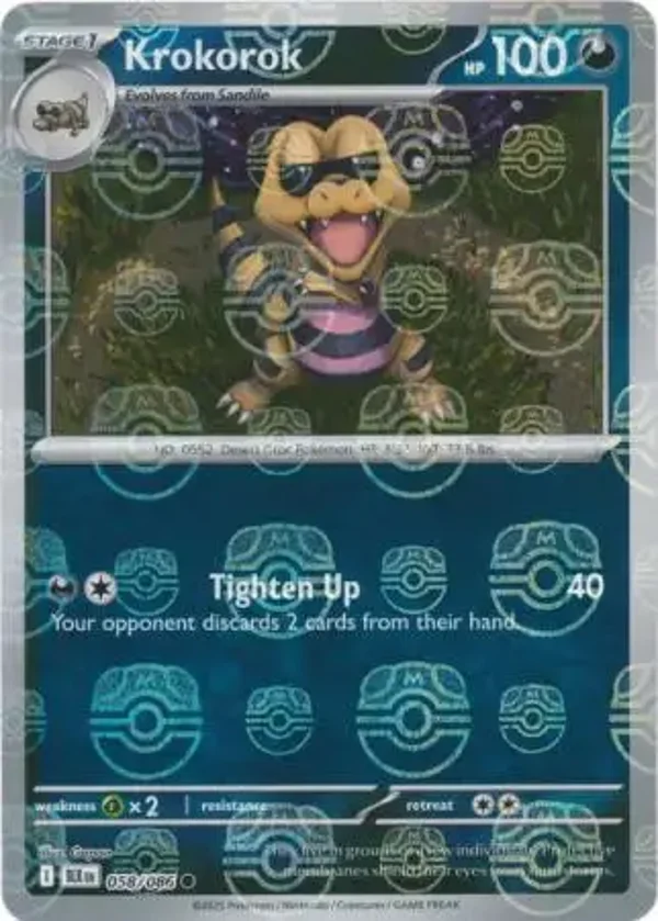 Krokorok 058/086 Black Bolt