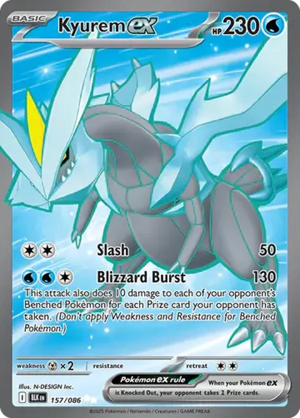 Kyurem EX 157/086 Black Bolt