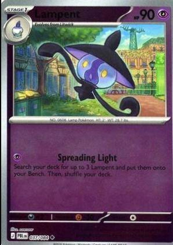 Lampent 037/084 reverse holo Pitch Black