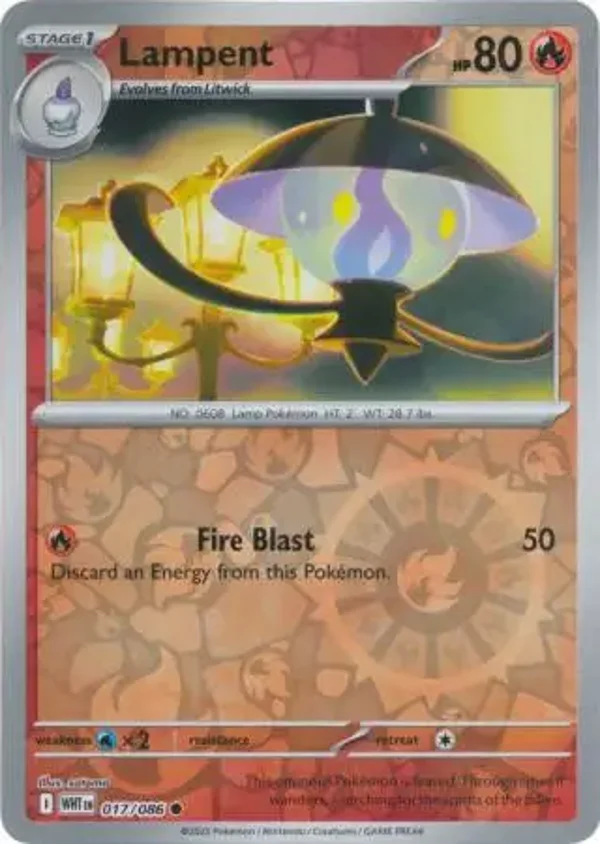 Lampent 017/086 Reverse Holo White Flare