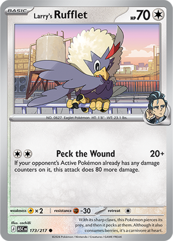 Larry's Rufflet 173/217 Ascended Heroes