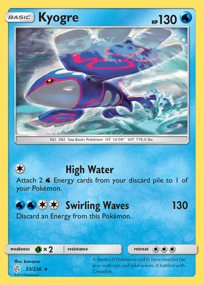Kyogre 053/236 Cosmic Eclipse