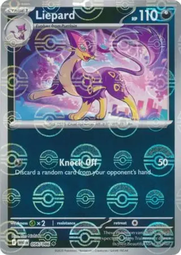 Liepard 056/086 White Flare