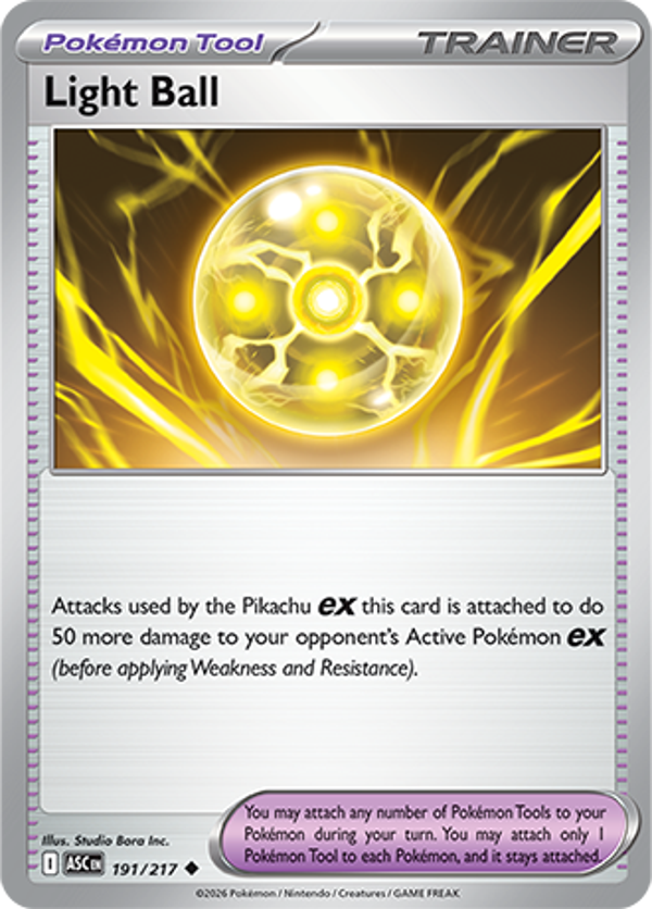 Light Ball 191/217 Ascended Heroes