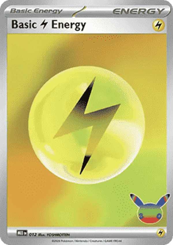 Lightning Energy mee 012 holo 30th Anniversary