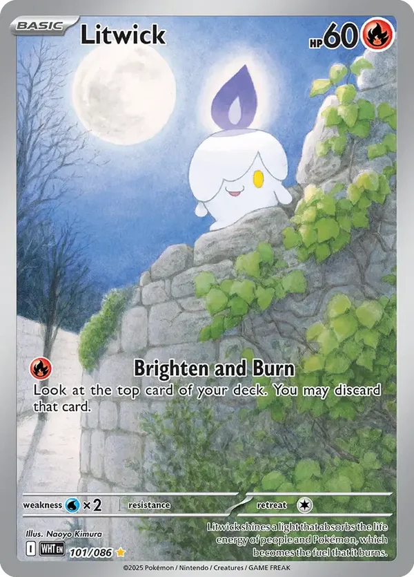 Litwick 101/086 White Flare